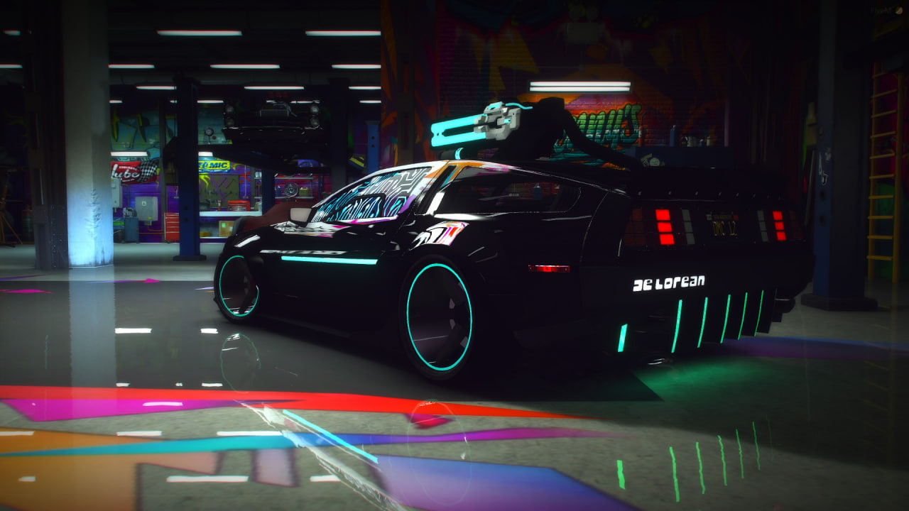 Cyberpunk Delorean